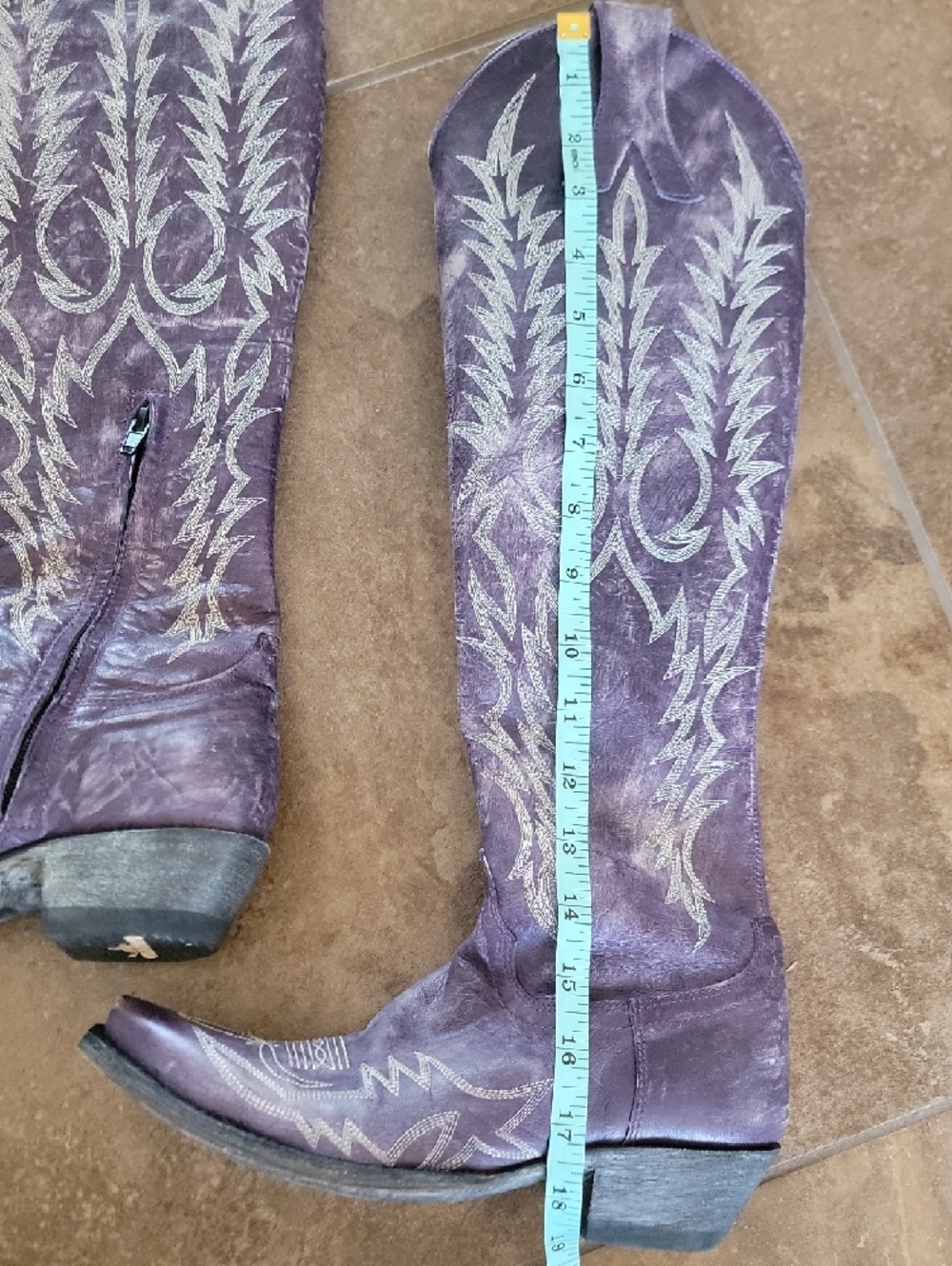 Old Gringo 5B Mayra Bis Purple Cowboy Boots - Picture 5 of 9